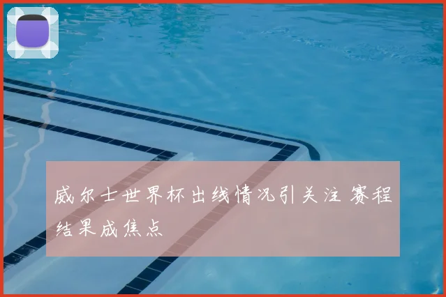 威尔士世界杯出线情况引关注 赛程结果成焦点